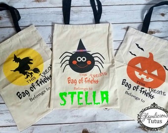 Trick or Treat bag | customized trick or treat bag | Customizable | Custom candy bag | Trick or treat