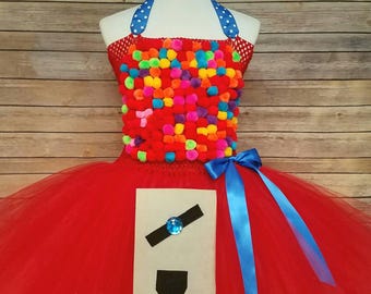 Bubblegum Machine Tutu dress | Gumball machine Tutu dress  | Tutu dress| Halloween Costume | Newborn-Adult