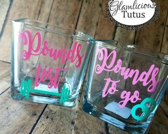 Weight loss Tracker | Weight loss Jar | Pounds lost | Decor