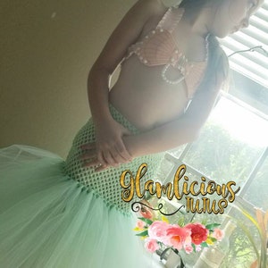 Mermiad tutu |  Mermaid tutu dress Costume| Halloween Costume | Newborn-3T listing