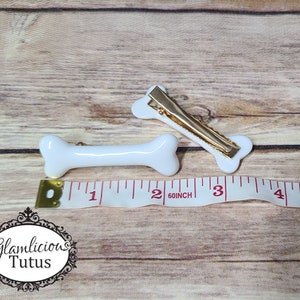 Small Bone hair clip 1 or 2pc Hair clip bone hair clip image 2