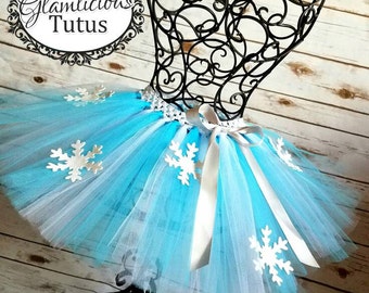 Snow Flake tutu and headband set | Snow Tutu | Christmas tutu| Winter Wonderland Tutu | Newborn- Adult listing!