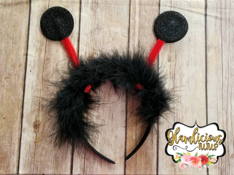Ladybug antenna headband lady bug headband Bug antenna Etsy
