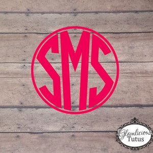 Custom Monogram decal| Monogram| Monogram decal | Name sticker | Vinyl sticker |name | Decal | Custom decal | Custom Sticker