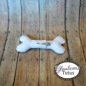 Bone hair clip MULTIPLE colors bone hair clip Halloween Hair clip image 4