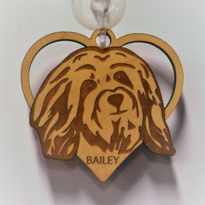 Havanese, Havanese Gift, Dog Gift, Dog heart Ornament, Mothers Day Gift, Custom Dog Ornament, Personalized Ornament image 1