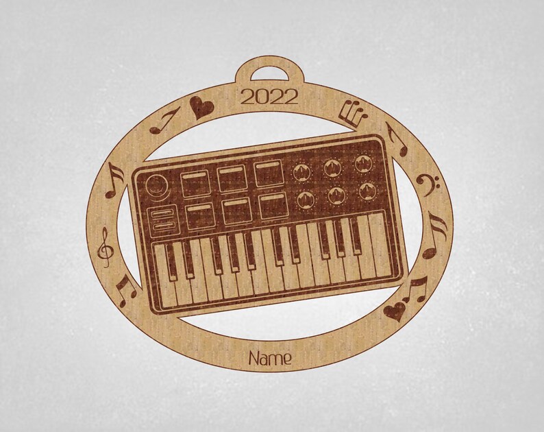 Synthesizer Synthesizer Ornament Personalized Synthesizer Etsy