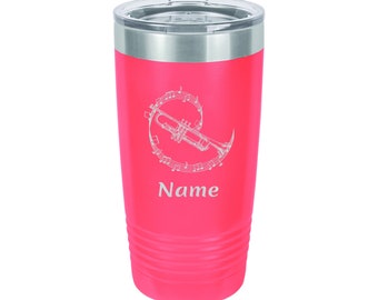 Trumpet Player Personalized Tumbler, Trumpet Player Graduation Gift, Trumpet Instructor Gift, Trumpet player Tumbler, Trumpet Player