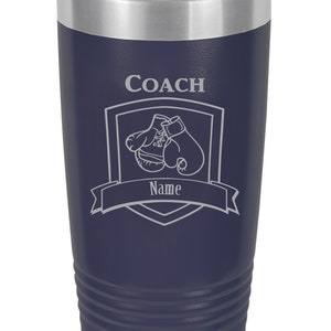 Boxing Coach/Boxer Personalized Tumbler, Boxing Coach or Boxer Graduation Gift, Boxing Coach/Boxer Birthday Gift, Boxing Coach Tumbler