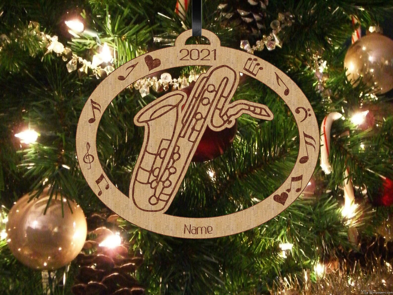Euphonium Euphonium Ornament Personalized Euphonium Gift Etsy