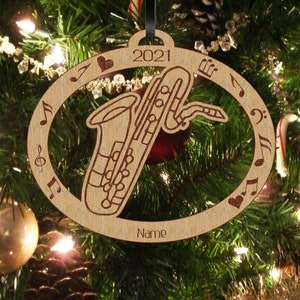 Euphonium, Euphonium Ornament, Personalized Euphonium Gift, Euphonium Christmas Gift image 2