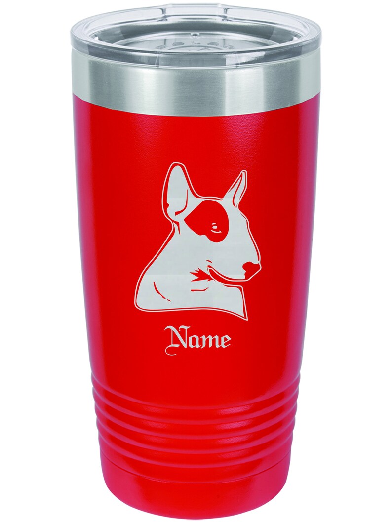 Bull Terrier Bull Terrier Christmas Gifts Bull Terrier Dog Gifts Personalized Bull Terrier Insulated Tumbler