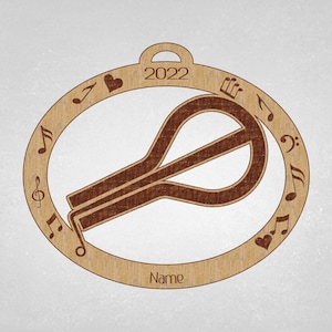 Mouth Harp, Mouth Harp Ornament, Jew&#39;s harp, Personalized Mouth Harp Gift, Mouth Harp Christmas Gift