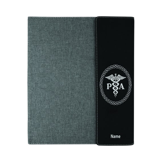 PA, PA Gift, PA Leather Portfolio, Personalized Physician Assistant Notebook, Physician Assistant Birthday, Pa graduation gift,