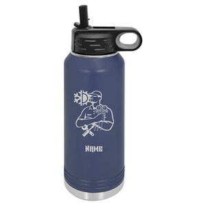 HVAC Personalized Water bottle,  HVAC Water bottle Gifts, HVAC Graduation Gift, Heating and Cooling Gift
