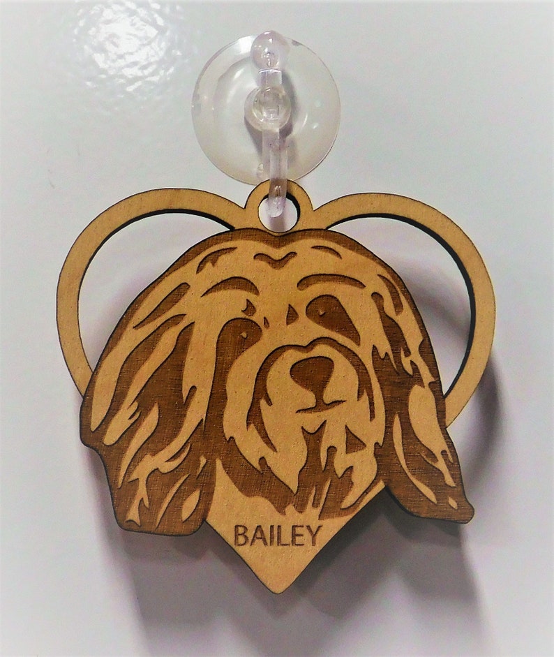 Havanese, Havanese Gift, Dog Gift, Dog heart Ornament, Mothers Day Gift, Custom Dog Ornament, Personalized Ornament image 1