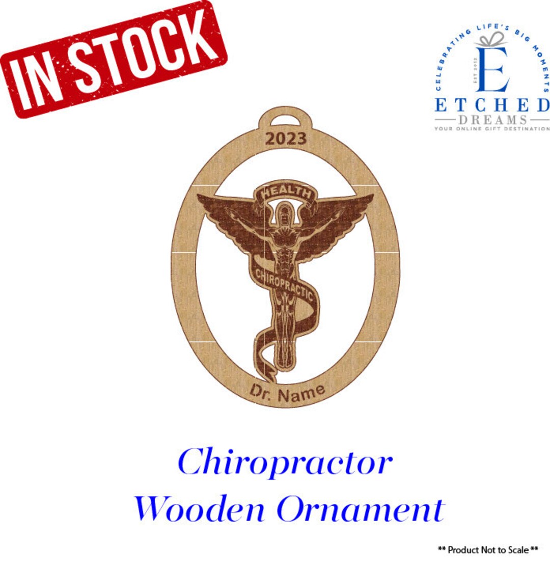 Chiropractor, Chiropractor Christmas Ornament, Ornament Personalized, Chiropractor, Chiropractor