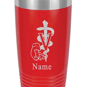 Veterinarian Personalized Tumbler, Veterinarian Graduation Gift, Veterinarian Birthday Gift, Veterinarian Tumbler, Veterinarian Gift, Vet