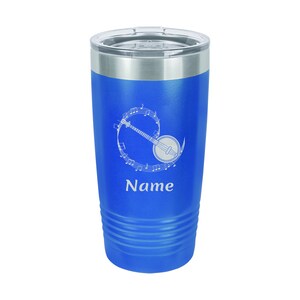 Banjo Player Personalized Tumbler, Banjo Player Graduation Gift, Banjo Instructor Gift, Banjo Player Tumbler, Banjo Player, Banjo