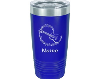 Ukulele Player Personalized Tumbler,  Ukulele Player Graduation Gift, Ukulele Instructor Gift Ukulele player Tumbler, Ukulele Player Ukulele