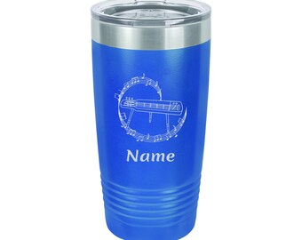 Steel  guitar Player Personalized Tumbler, Steel guitar Player Graduation Gift, Steel guitar Instructor Gift, Steel guitar player Tumbler