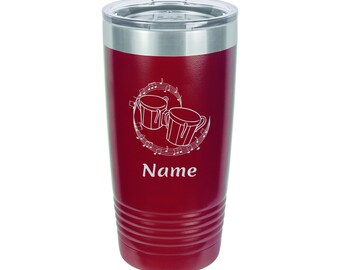 Bongo Player Personalized Tumbler, Bongo Player Graduation Gift, Bongo Instructor Gift, Bongo Player Tumbler, Bongo Player, Bongo