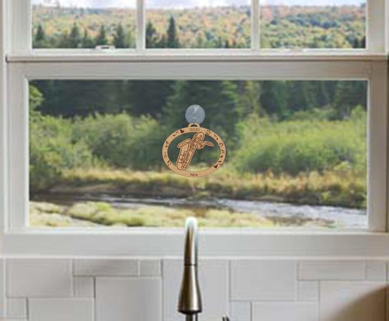 Saxophone Saxophone Ornament Personalized Saxophone Gift Etsy