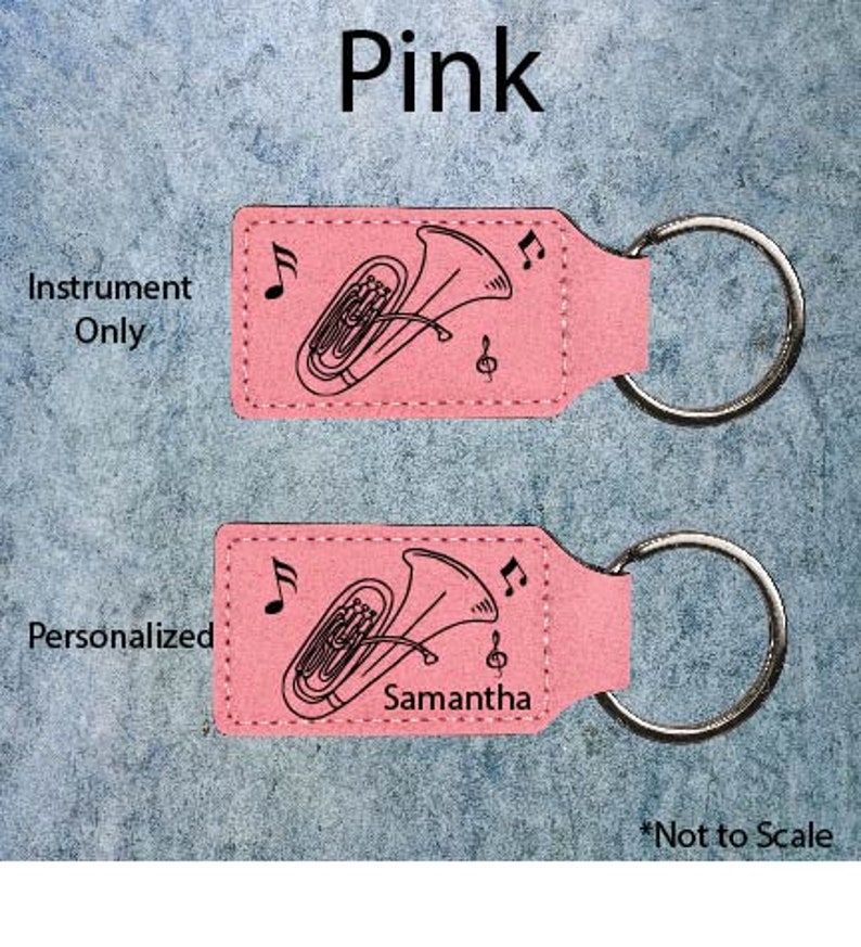 Euphonium Player Keychain, Euphonium Player Gifts, Euphonium Player Christmas Gift, Euphonium Player Keychain, 16 colors available Euphonium Pink