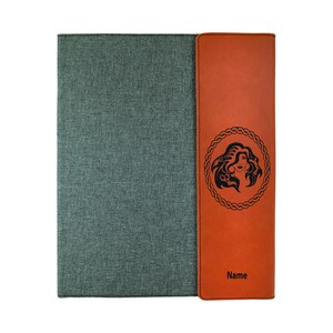 Cuaderno de peluquería, regalo de peluquero, cartera de cuero marrón de peluquero, cuaderno de peluquería personalizado, regalo de cumpleaños de peluquero