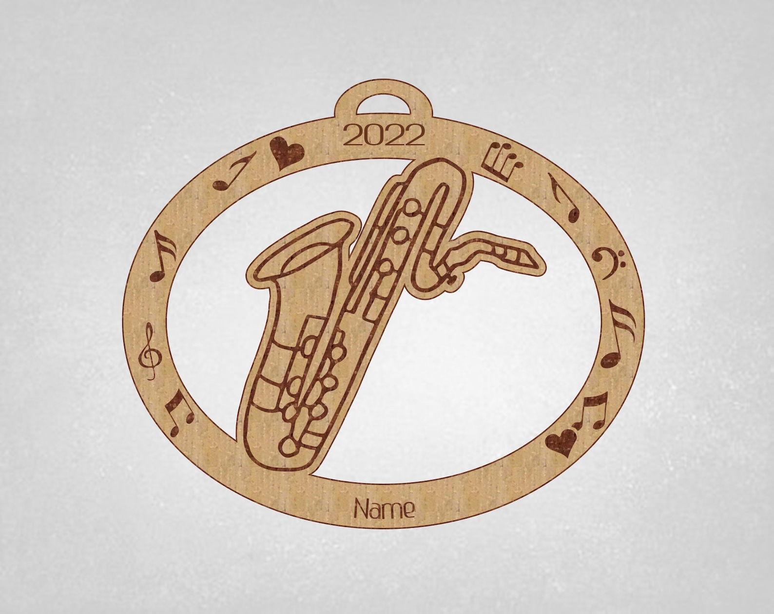 Saxophone Saxophone Ornament Personalized Saxophone Gift Etsy