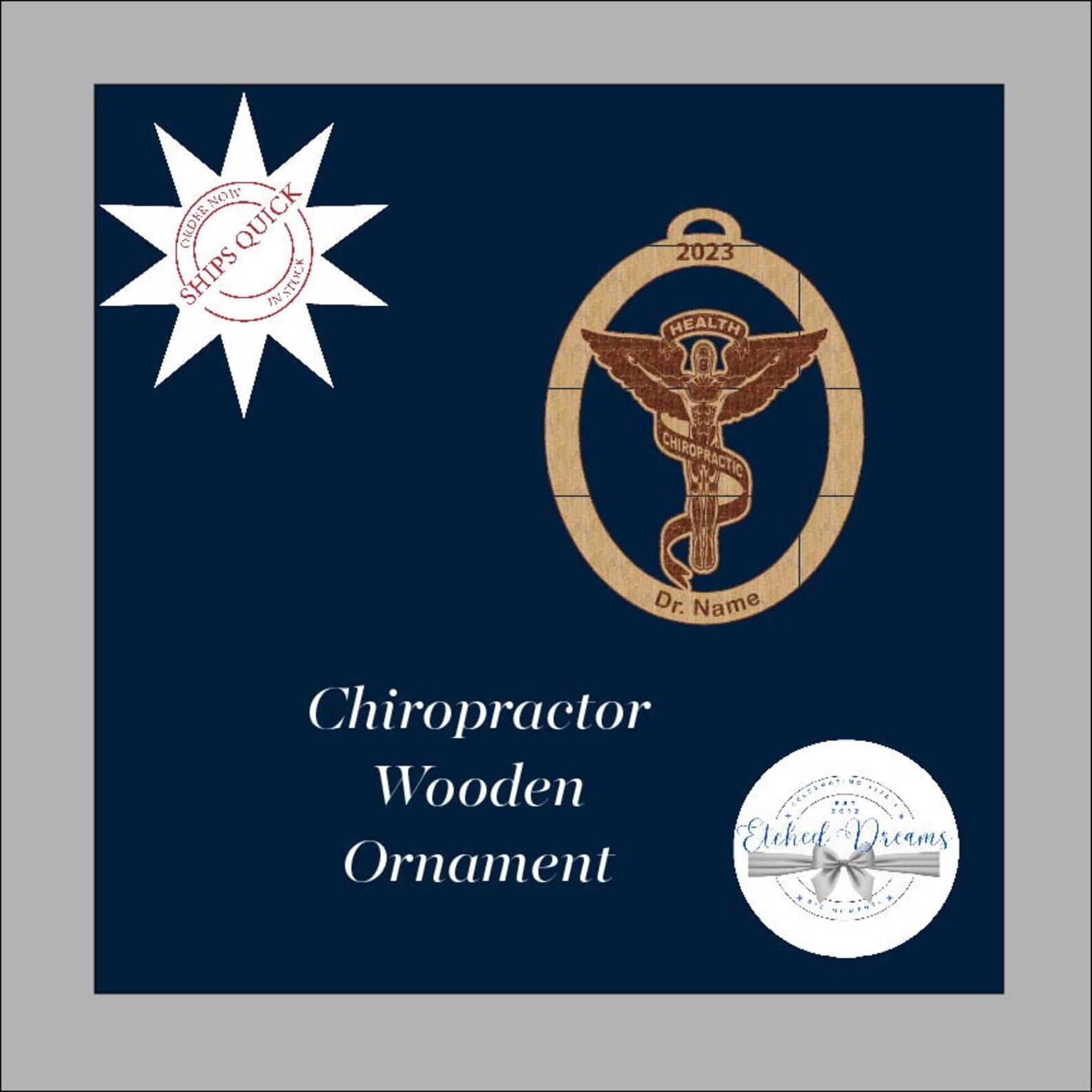 Chiropractor Chiropractor Christmas Ornament Ornament Etsy
