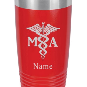 MA/Medical Assistant Personalized Tumbler, Medical Assistant Graduation Gift, Medical Assistant Birthday Gift, Medical Assistant Tumbler, MA