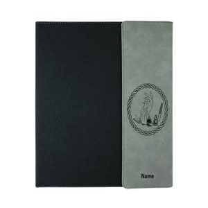 Manicurista, regalo de manicurista, cartera de cuero marrón de manicurista, cuaderno de manicurista personalizado, regalo de cumpleaños de manicurista
