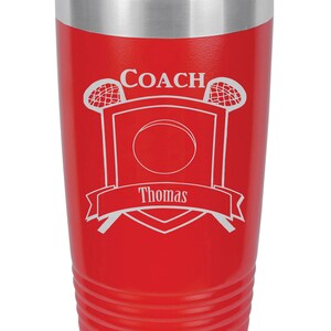 Lacrosse Coach/Assistant Coach or Player, Lacrosse Coach Coffee tumbler, Lacrosse Tumbler, Lacrosse Coach gift, Coach gift