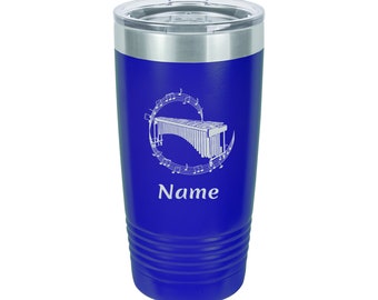 Marimba Player Personalized Tumbler, Marimba Player Graduation Gift, Marimba Instructor Gift, Marimba Player Tumbler, Marimba