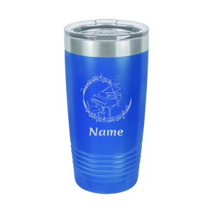 Baby Grand Piano Player Personalized Tumbler, Baby Grand Piano Player Graduation Gift, Baby Grand Piano Instructor Gift, Baby Grand Piano