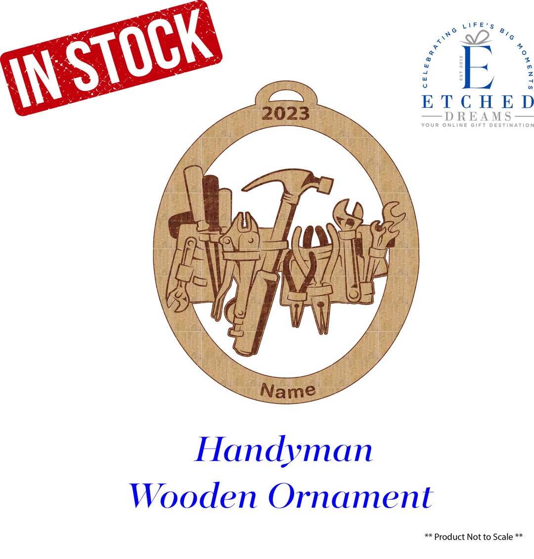 Handyman Christmas Ornament 