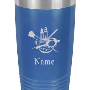 Makeup Artist Personalized Tumbler, Makeup Artist Graduation Gift, Makeup Artist Birthday Gift, Makeup Artist Tumbler, Makeup Artist