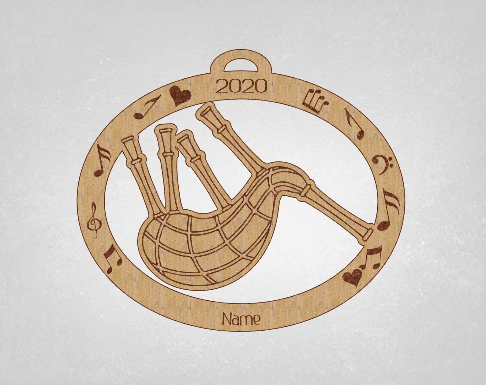 Bagpipes Bagpipes Ornament Personalized Bagpipes Gift Etsy