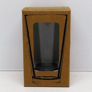 May include: A brown cardboard box with a clear window showing a glass pint glass.