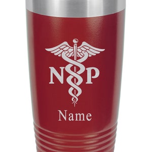 NP/Nurse Practitioner Personalized Tumbler, NP Graduation Gift, Nurse Practitioner Birthday Gift, Nurse Practitioner Tumbler, Nurse, NP