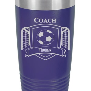 Soccer Coach/Assistant Coach or Player, Soccer Coach Coffee tumbler, Soccer Tumbler, Soccer Coach gift, Coach gift
