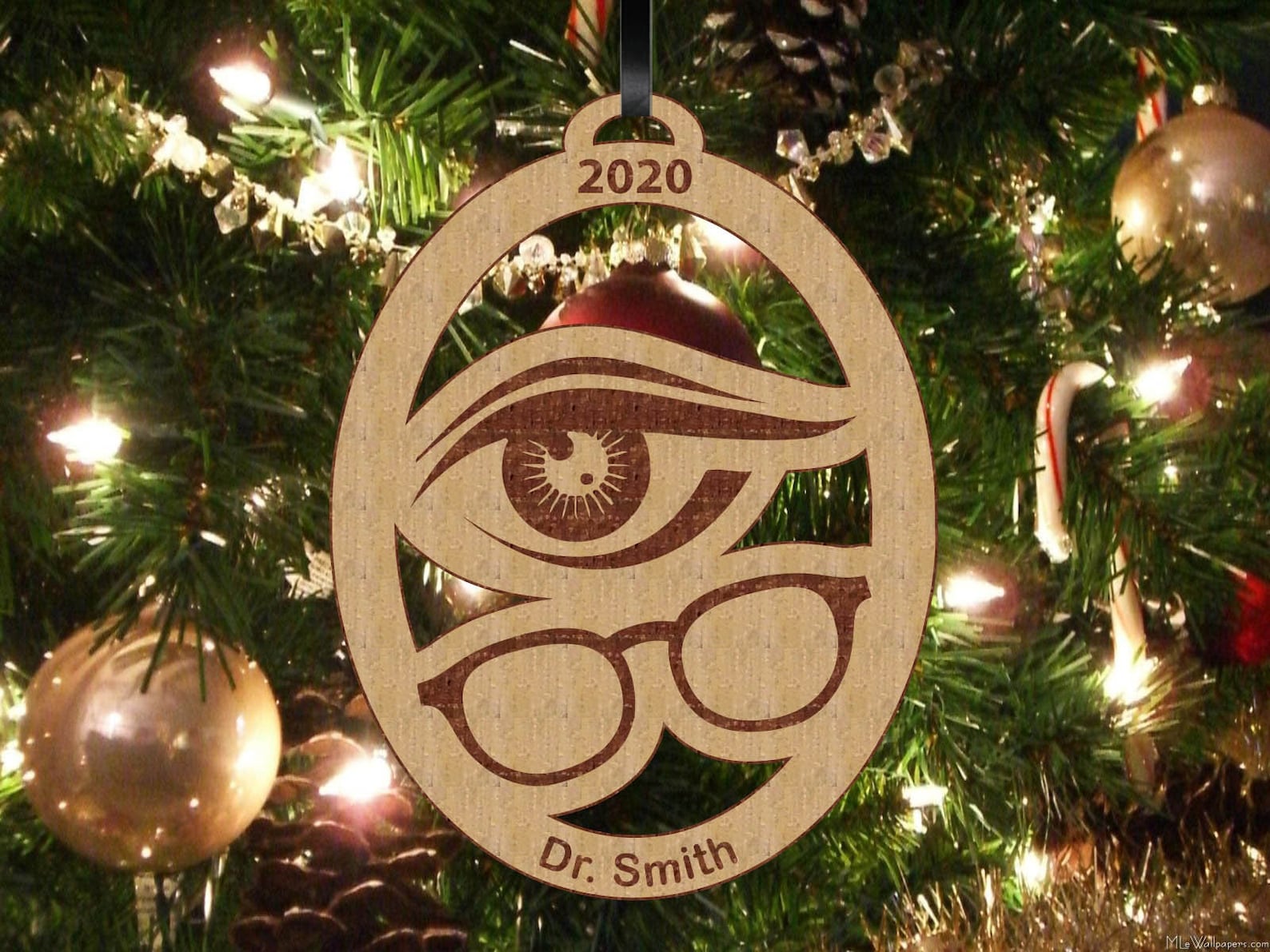 Optometrist Ornament, Ophthalmologist Ornament, Christmas Ornament