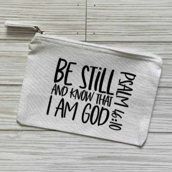 What I Am Cosmetic Bag Canvas