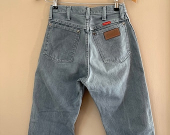 Jean Wrangler rétro bleu ardoise