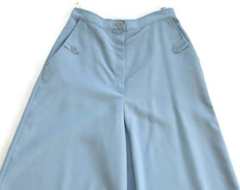 Baby Blue Gaucho Pants Bobbie Brooks Union Made