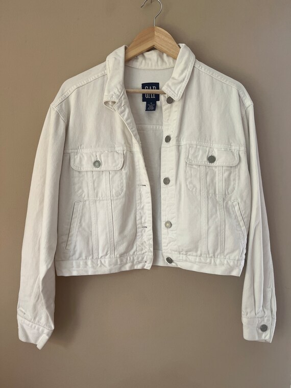 white denim jacket - Gem