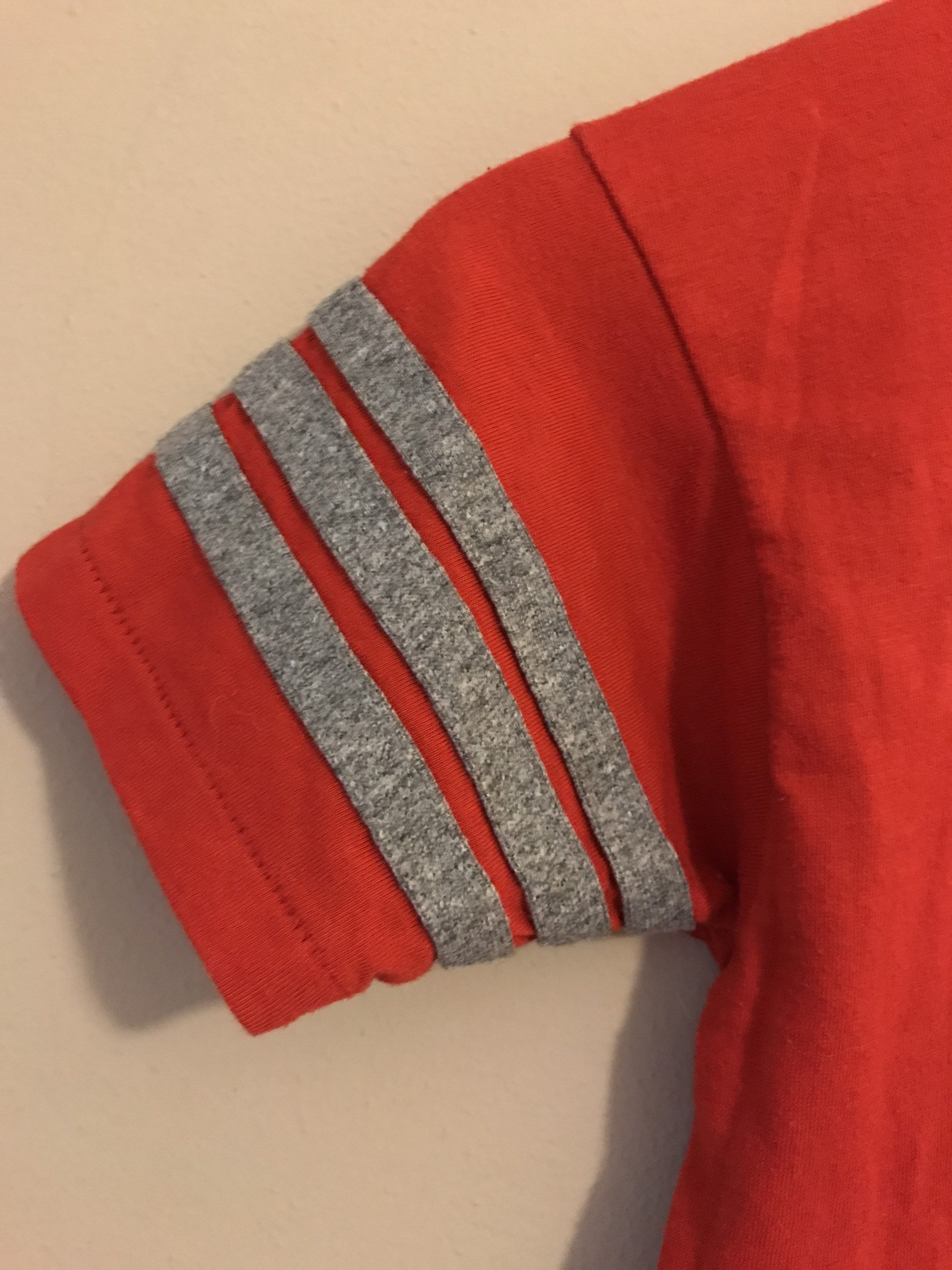 Rotes und graues Ringer Tee Vintage antik kleine 20er Jahre | Etsy