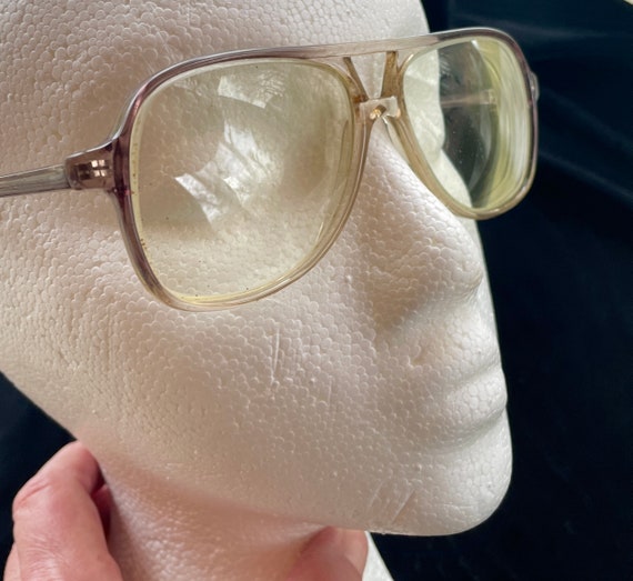 Cool Vintage 1980s Oversized Aviation Eyeglasses … - image 2