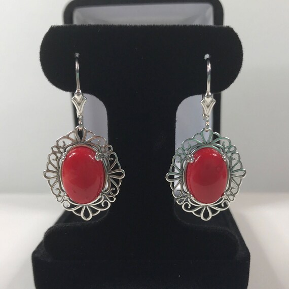 Etsy clearance coral earrings